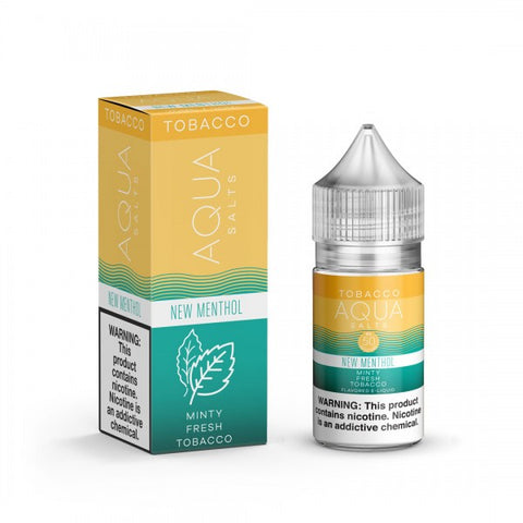 New Menthol (Tobacco) - Aqua Salts 30ml