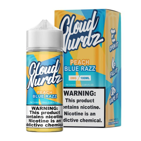 Peach Blue Razz - Cloud Nurdz 100mL